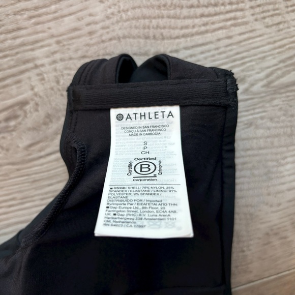 Athleta Triangle Bikini Top Size Small & Clean Full Pique Swim Bottoms Size Med - Picture 6 of 6